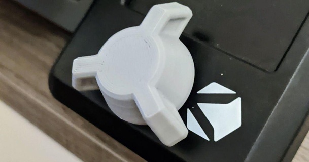 winged rotary knob ender-3 v2 & voxelab aquila hiddenp56  3D Models  3D Printers  Creality Parts & Upgrades knob mod rotary ender3 wings  3d print model - Mito3D