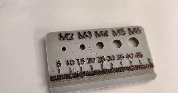 pequeno métrica parafuso calibre ofuscado 3D modelos passatempo fabricantes Ferramentas thingiverse 3d print model - Mito3D