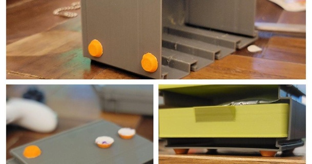 pés almofadas parou 3D modelos impressoras acessórios pé base almofada 3d print model - Mito3D