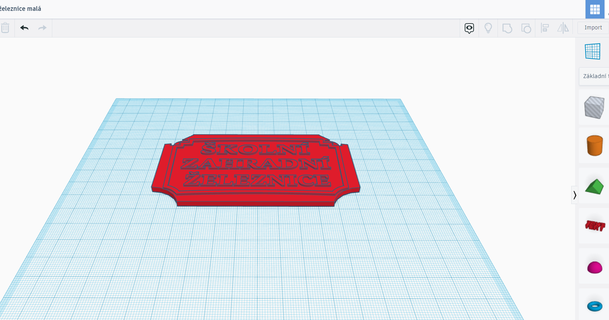 cartello giardino linee ferroviarie pavel Cristo 3D Modelli apprendimento oggetti per treno 3d print model - Mito3D