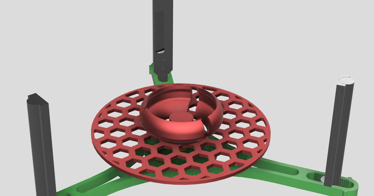 orizzontale bobina titolare supporto alimentatore accendino 3D Modelli stampanti Accessori filamento porta portafilo 3D print model - Mito3D