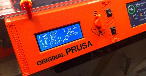 modular Steuerung Panel 2 Farben Prusa Box regis 3D Modelle Drucker Teile Upgrades Prusabox Druckerbox 3d print model - Mito3D