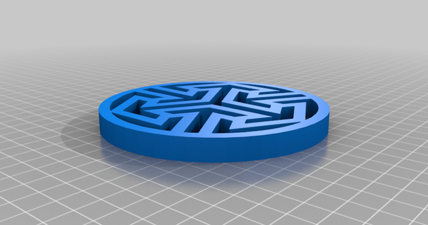 suivre signe shmoee 3D modèles art conception 2D assiettes logos chose universelle 3d print model - Mito3D