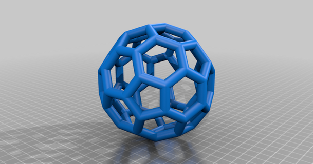 kesilmiş icosahedron shmoee 3D modeller Sanat tasarım tasarımlar şeytani 3d print model - Mito3D