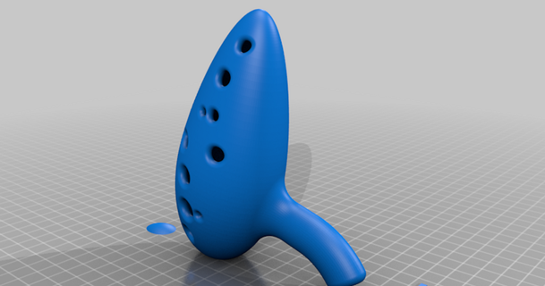 experimental ocarina shmoee 3D Models Hobby & Makers Music thingiverse 3d print model - Mito3D