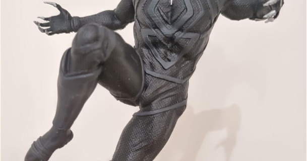 noir panthère 3D modèles jouets Jeux action figures statues 3d print model - Mito3D
