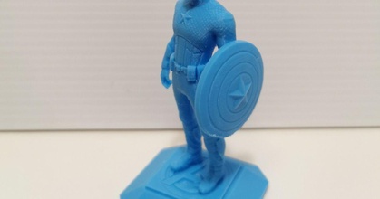 Kaptan Amerika yazıcı arkadaş canlısı göbek çukuru indir Bedava stl model printablescom 3d modeller oyuncaklar oyunlar aksiyon rakamlar heykeller Yenilmezler çizgi roman Marvel romanları Universe 3d print model - Mito3D