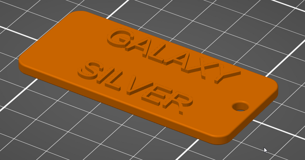 filament sample galaxy silver sirgrillington 3D Models Printers Test 3d print model - Mito3D
