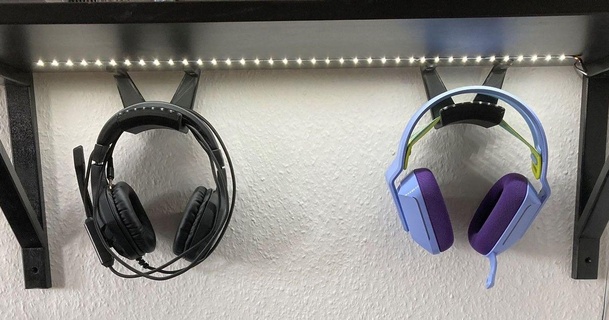 Kopfhörer Aufhänger Malta 3D Modelle Gadgets Audio Hauptinhaber Headphonehanger 3d print model - Mito3D