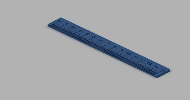regla de 150mm juancallon 3D Models Learning Engineering ruler 3d print model - Mito3D