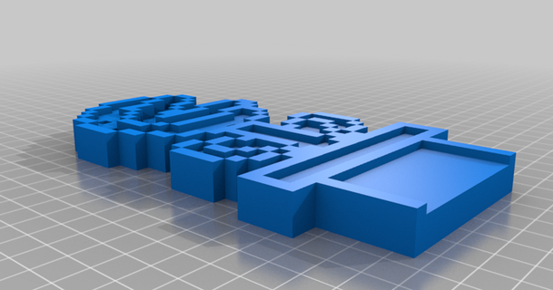 pirana bitki 8 bit Xadero 3D modeller Sanat tasarım tasarımlar şeytani 3d print model - Mito3D