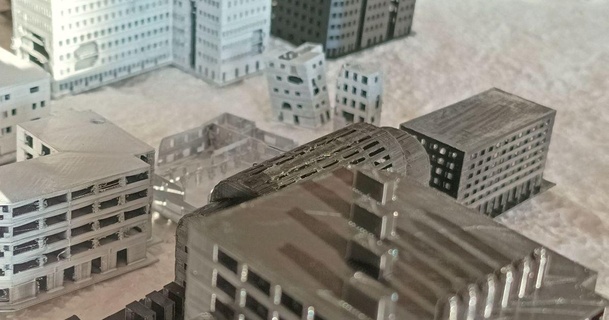 destruido ciudad hr 3D modelos mundo escaneos arquitectura Urbanismo edificio ciudad diorama destruido 3d print model - Mito3D
