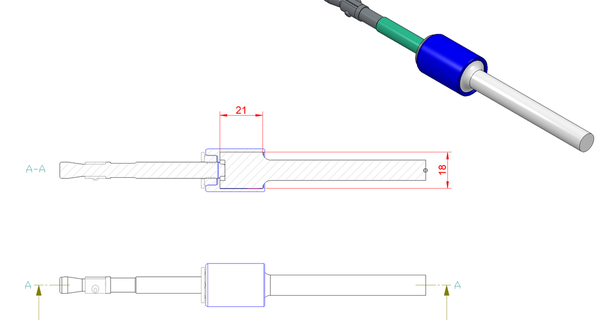 anchor bolt driver guard m8 m10 m12 2md 3D Models Hobby & Makers Tools anchorbolt 3d print model - Mito3D