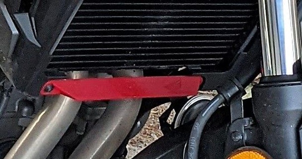 Atualizada honda cb500x motocicleta radiador respingo guarda John 3D modelos passatempo fabricantes automotivo moto splashguard motorcycleaccessories proteção 3d print model - Mito3D