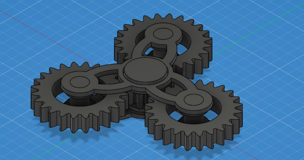 gear fidget spinner knobbles jr 3D Models Toys & Games Other 3d print model - Mito3D
