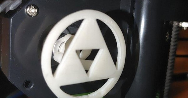 triforce axe roue filet similaire imprimante nema 17 5mm arbre hal 9000 3D modèles imprimantes accessoires Zelda xaxis aneta8 3d print model - Mito3D