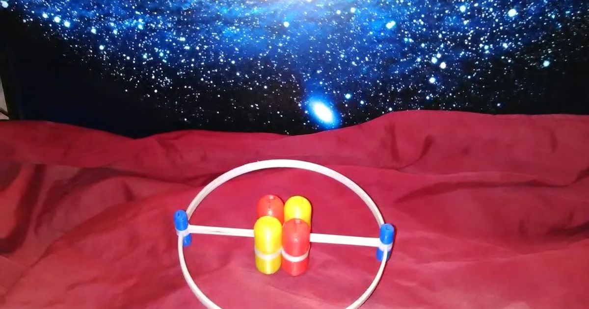 hélio átomo multiparte cor hal 9000 3D modelos Aprendendo física astronomia thingiverse 3D print model - Mito3D