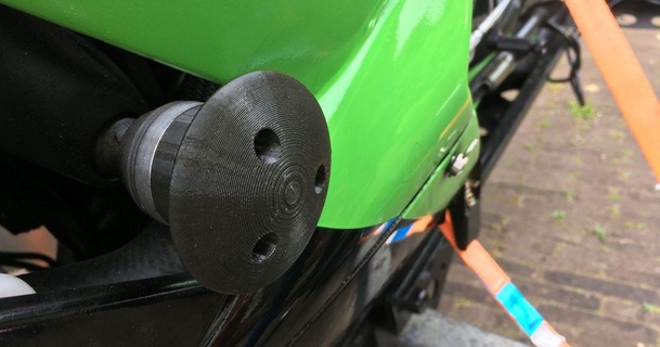 Afinación motocicleta choque bobina Alejandro 3D modelos pasatiempo hacedores automotor protector yamaha Honda 3d print model - Mito3D