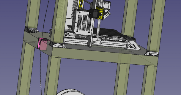 prusa mk3s enclosure spool set printer above lmeylan 3D Models Printers Accessories 3d print model - Mito3D