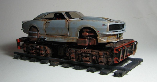 rail hybride châssis hamytnt 3D modèles jouets Jeux Véhicules voiture chemin fer train locomotive 3d print model - Mito3D