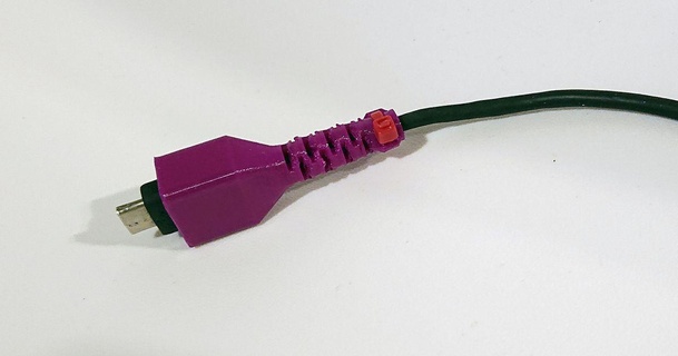 USB chargeur souche soulagement quico4 3D modèles gadgets portable dispositifs tpu téléphone intelligent 3d print model - Mito3D