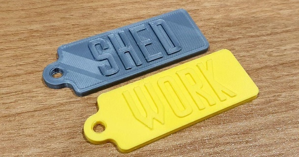 embossed keyring tags sav25 3D Models Household Other House Equipment tag keychain 3d print model - Mito3D