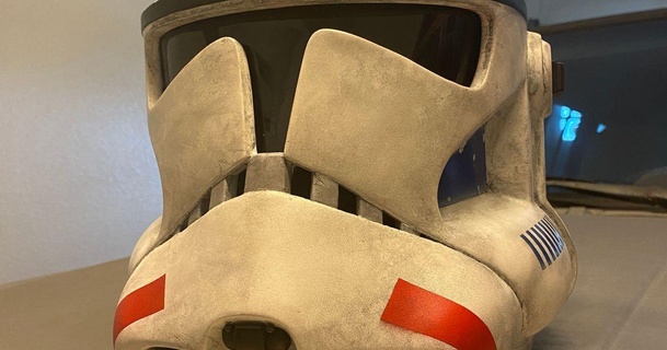klon asker kask özelleştirilebilir havalandırıcı aynen baskılar 3D modeller kostümler Aksesuarlar Kostüm oyunu genel Yıldız Savaşları klonetrooper Klon savaşları 3d print model - Mito3D