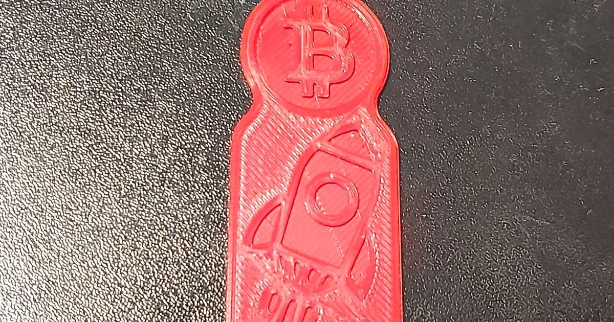shopping carrello bitcoin k4tana 3D Modelli gadget portatile dispositivi moneta portachiavi gettone 3D print model - Mito3D