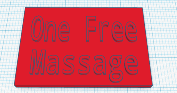 Liebe Chip Massage andam 3D Modelle Hobby Macher Ideen Massage Ideen 3d print model - Mito3D