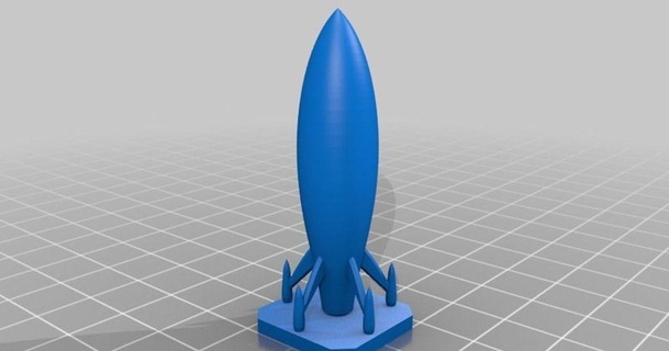 clássico foguete bittenzombie55 3D modelos brinquedos jogos veículos brinquedo espaço modelo 3d print model - Mito3D