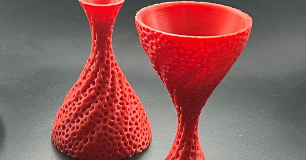 strukturiert Vase Simon 3D Modelle Haushalt Zuhause Haus Dekor Spiral verdrehte Textur 3d print model - Mito3D