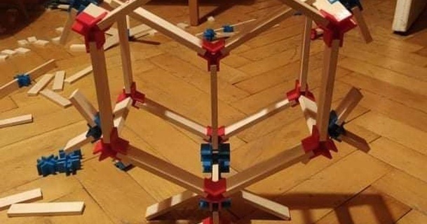 madeira blocos conector geada 3D modelos brinquedos jogos construção brinquedo bordo 3d print model - Mito3D