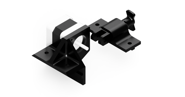 axe cubique 3D modèles imprimantes imprimante pièces mises niveau Cadre moteur 3030 ceinture 3d print model - Mito3D