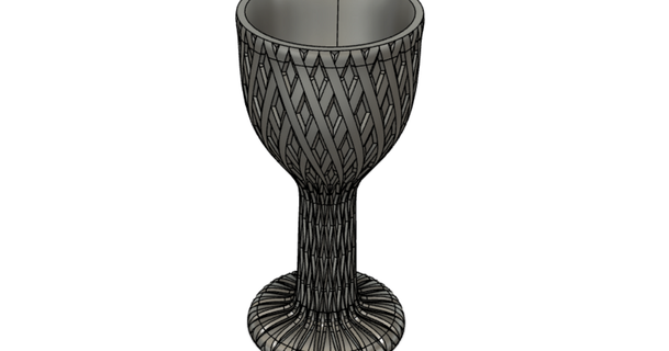 wine-like vase wirp 3D Models Household Home Decor 3d print model - Mito3D