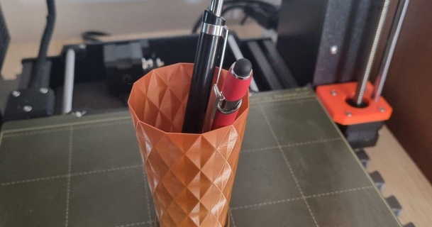 conical pen holder dhiertz 3D Models Household Office last vasemode penholder 3d print model - Mito3D