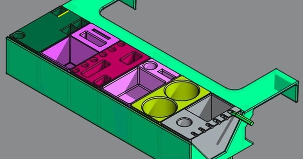 pendaison outil titulaire soutien Ikea manquer enceinte compatible Andy 3D modèles loisir fabricants outils ikealack boîte porte ikealackenclosure 3d print model - Mito3D