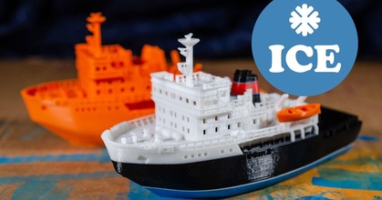 ice - icebreaker vandragon download free stl model printablescom 3d models toys & games vehicles boat ship ships swim bathtubboat 3d print model - Mito3D