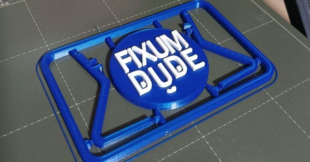 fixumdude Karte Bugman 140 3D Modelle Kunst Design Designs Geburtstag einfach bauen montieren null Unterstützung 3d print model - Mito3D