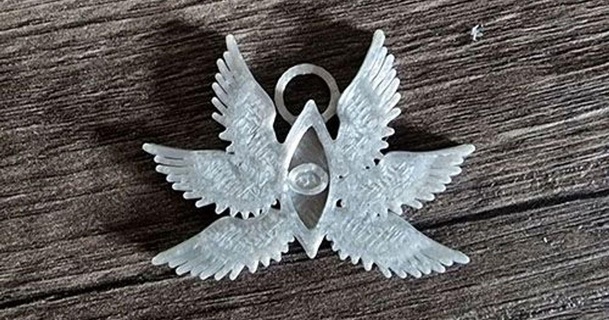 seraphim angel charm kyuubinight  3D Models  Fashion  Other Fashion Accessories jewelry angel halo pendant heaven  3d print model - Mito3D