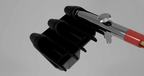 pistole ayakta durmak hoşgörü 3D modeller hobi yapımcılar fikirler havayolu kelepçesi 3d print model - Mito3D