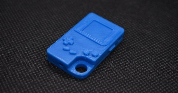 game boy keychain calin 3D Models Toys & Games Other clip gameboy nintendo fun 3d print model - Mito3D