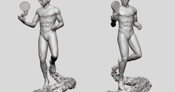 joel infinito creatore cocco maschile 3D Modelli stampanti stampante parti aggiornamenti 1 remixare 3dpn zbrushsculpt 3d print model - Mito3D