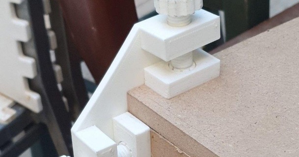 corner clamp vice - separated volpfox 3D Models Hobby & Makers Tools 3d print model - Mito3D