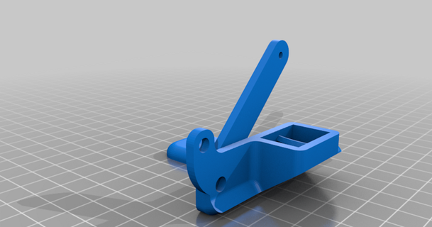 Lager Adapter Vertikale Ventilator Leitung Ender 3 cr 10 5015 themacboy 3D Modelle Drucker Realität Teile Upgrades thingiverse 3d print model - Mito3D