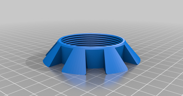 carretel orifício adaptador themacboy 3D modelos impressoras acessórios thingiverse 3d print model - Mito3D