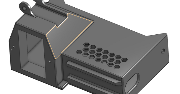 ender 3 pro low profile posteriore montare meanwell psu cavo catena allegato strbbywhpprs 3D Modelli stampanti creality parti aggiornamenti 3d print model - Mito3D