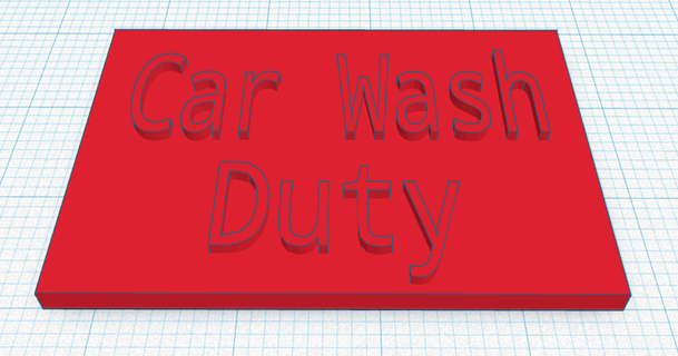 araba yıkama Andam 3D modeller hobi yapımcılar otomotiv dış mekan dışarıda temiz 3d print model - Mito3D