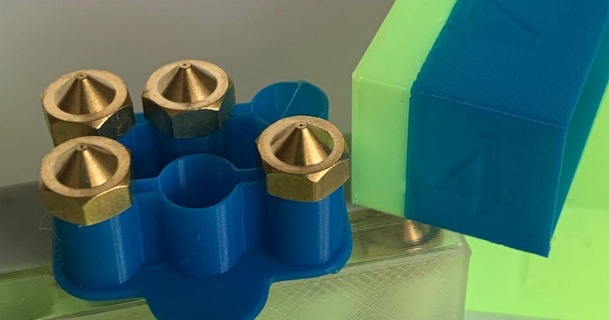 pequeno bocal extrusora caixa vaso modo Customizável tresdefilia 3D modelos impressoras acessórios vasemodo 3d print model - Mito3D