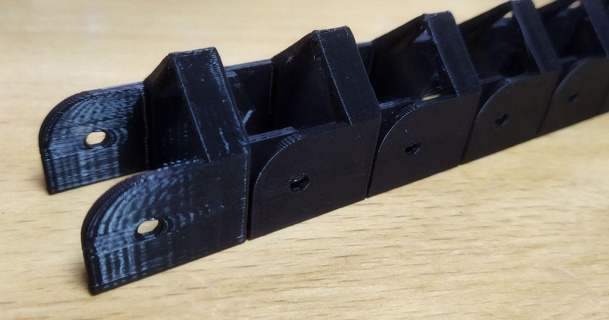 parametrico trascinare catena Adamo oellermann 3D Modelli stampanti stampante parti aggiornamenti dragchain 3d print model - Mito3D