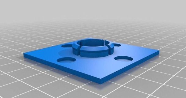 4 rotacional magnético junta aluvial 3D modelos passatempo fabricantes Ideias rotação thingiverse 3d print model - Mito3D